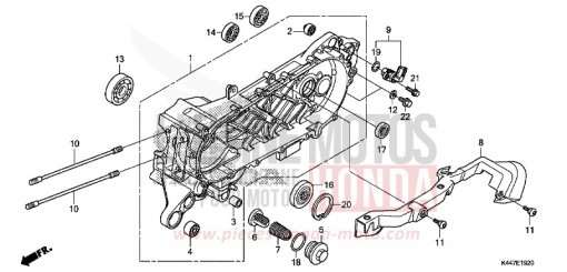 CARTER VILEBREQUIN GAUCHE NSC110MPDH de 2017